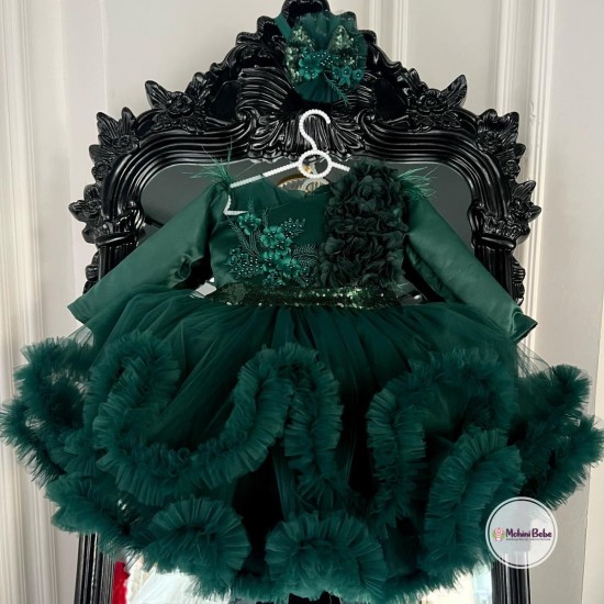 Rochie printesa Green for Baby
