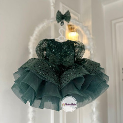 Rochie printesa Green Karina