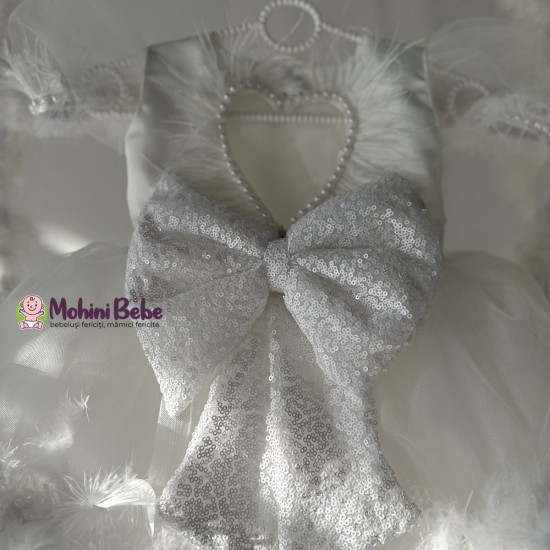 Rochie printesa Heart White Marissa