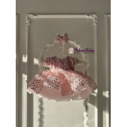 Rochie printesa Karina Pink Baby