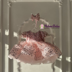Rochie printesa Karina Pink Baby