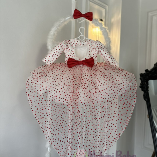 Rochie printesa Little Hearts Train