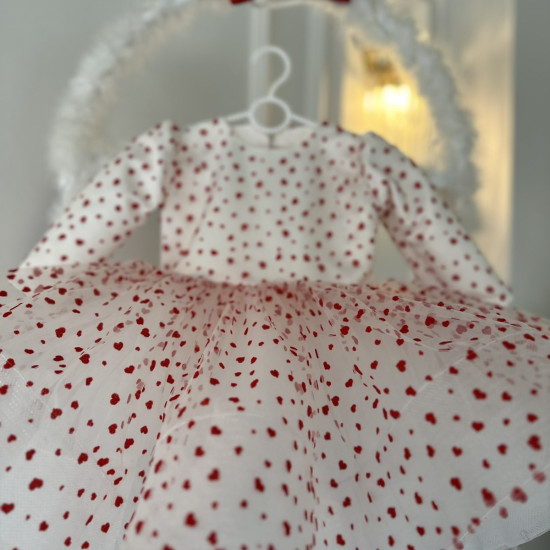 Rochie printesa Little Hearts Train