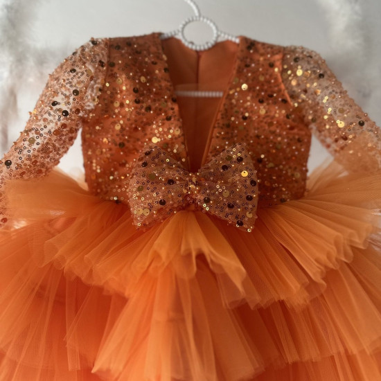 Rochie printesa Magic Orange