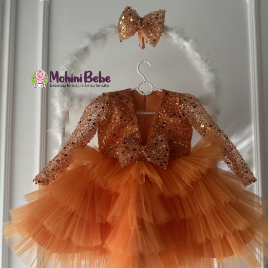 Rochie printesa Magic Orange