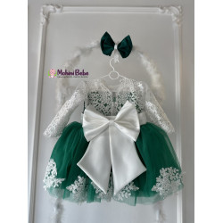 Rochie printesa Magical Green