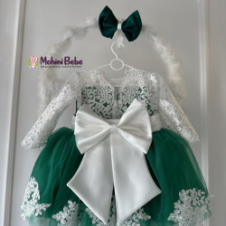 Rochie printesa Magical Green