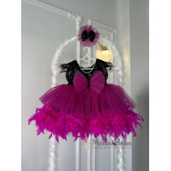 Rochie printesa Mia Fucsia