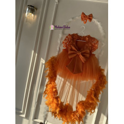 Rochie fete Heaven Orange