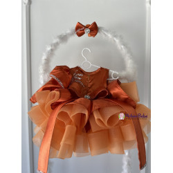 Rochie printesa Orange Alessandra