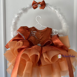 Rochie printesa Orange Alessandra