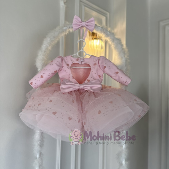 Rochie fete Pink Little Hearts