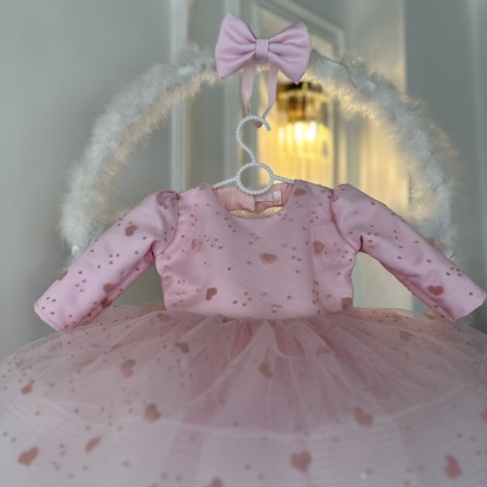 Rochie fete Pink Little Hearts