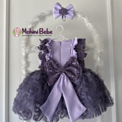 Rochie printesa Purple Lace Roses