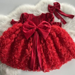 Rochie printesa Red Roses