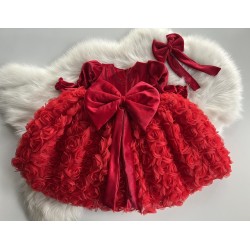 Rochie printesa Red Roses