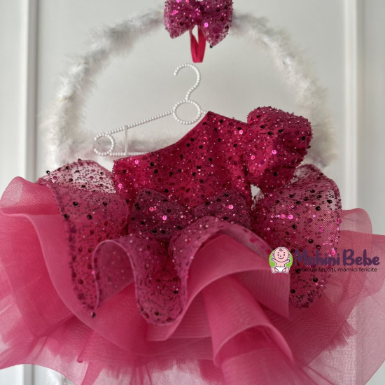 Rochie printesa Saylor Fucsia