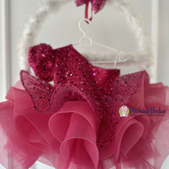 Rochie printesa Saylor Fucsia