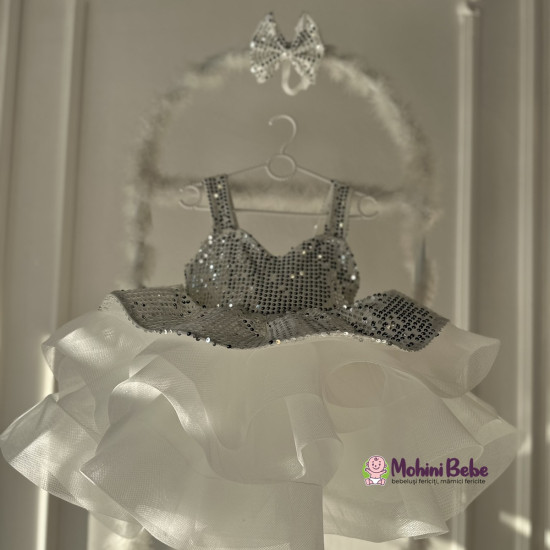 Rochie printesa Silver Caroline