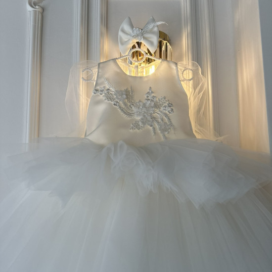 Rochie printesa White Kalea