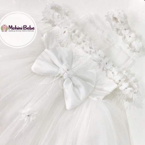 Rochie printesa White Haya