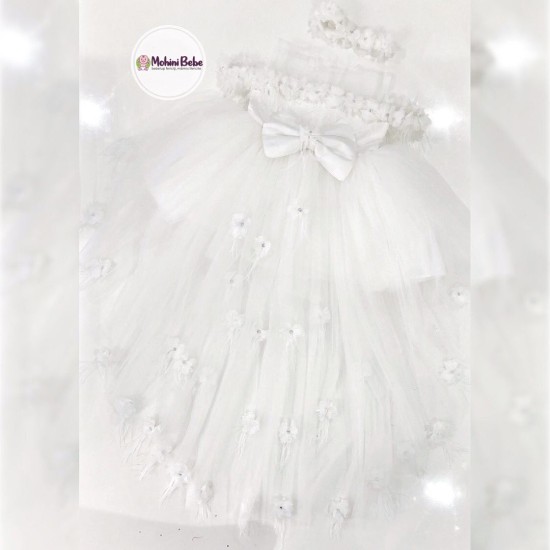 Rochie printesa White Haya