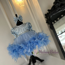 Rochie printesa Blue Maisy