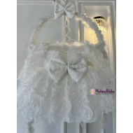 Rochie printesa Angel White Roses