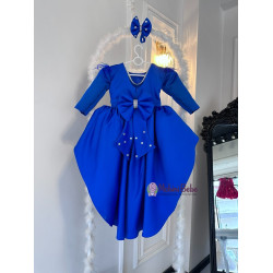 Rochie fete Ayva Blue Train Dress