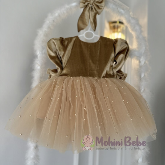 Rochie printesa Annya Beige