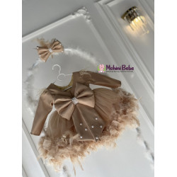 Rochie fete Ayva Beige