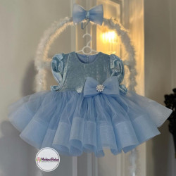 Rochie printesa Blue Mira