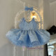 Rochie printesa Blue Ingrid