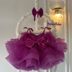 Rochie printesa Fucsia Pearl Cutie