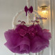 Rochie printesa Fucsia Pearl Cutie