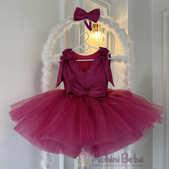 Rochie fete Fucsia Rosemarie