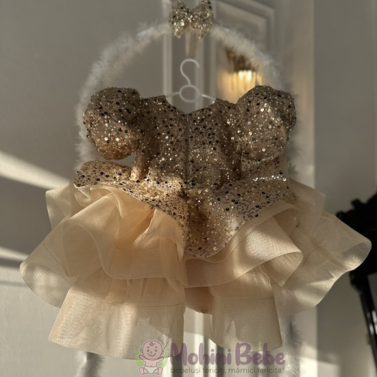 Rochie printesa Gold Saylor