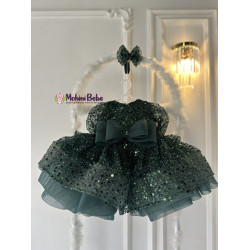 Rochie printesa Green Esmeray
