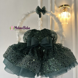 Rochie printesa Green Esmeray