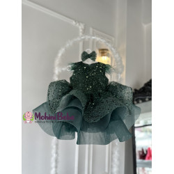 Rochie printesa Green Karina Baby
