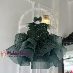 Rochie printesa Green Karina Baby