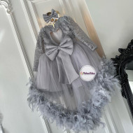 Rochie printesa Grey Elisya