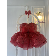 Rochie printesa New Red Esmeray