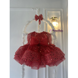 Rochie printesa New Red Esmeray