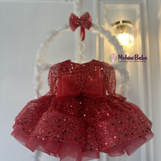 Rochie printesa New Red Esmeray