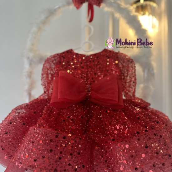 Rochie printesa New Red Esmeray