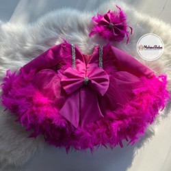 Rochie printesa Niomie Fucsia