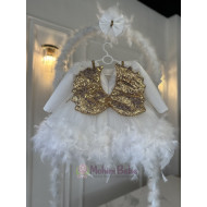 Rochie fete Niomie Gold