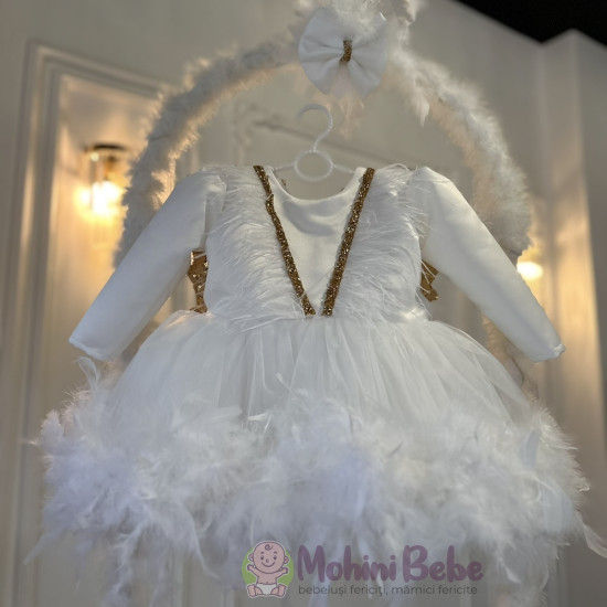 Rochie printesa Niomie Gold