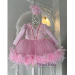 Rochie fete Niomie Pink 